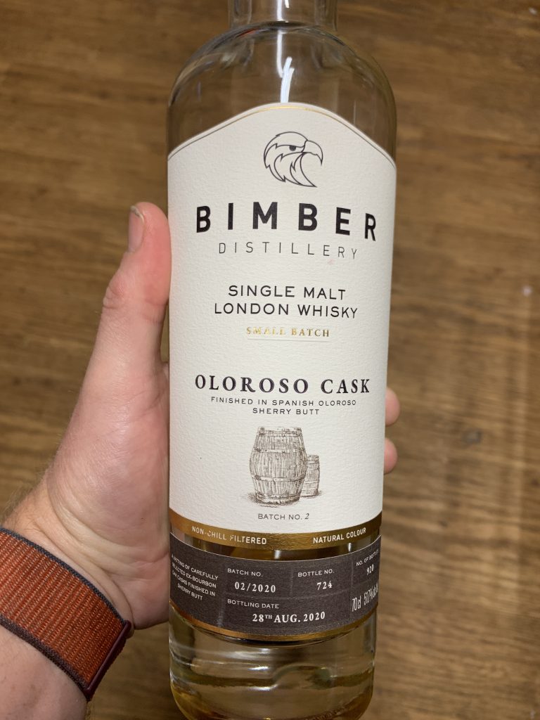 Bottle of Bimber Oloroso Cask Batch 2